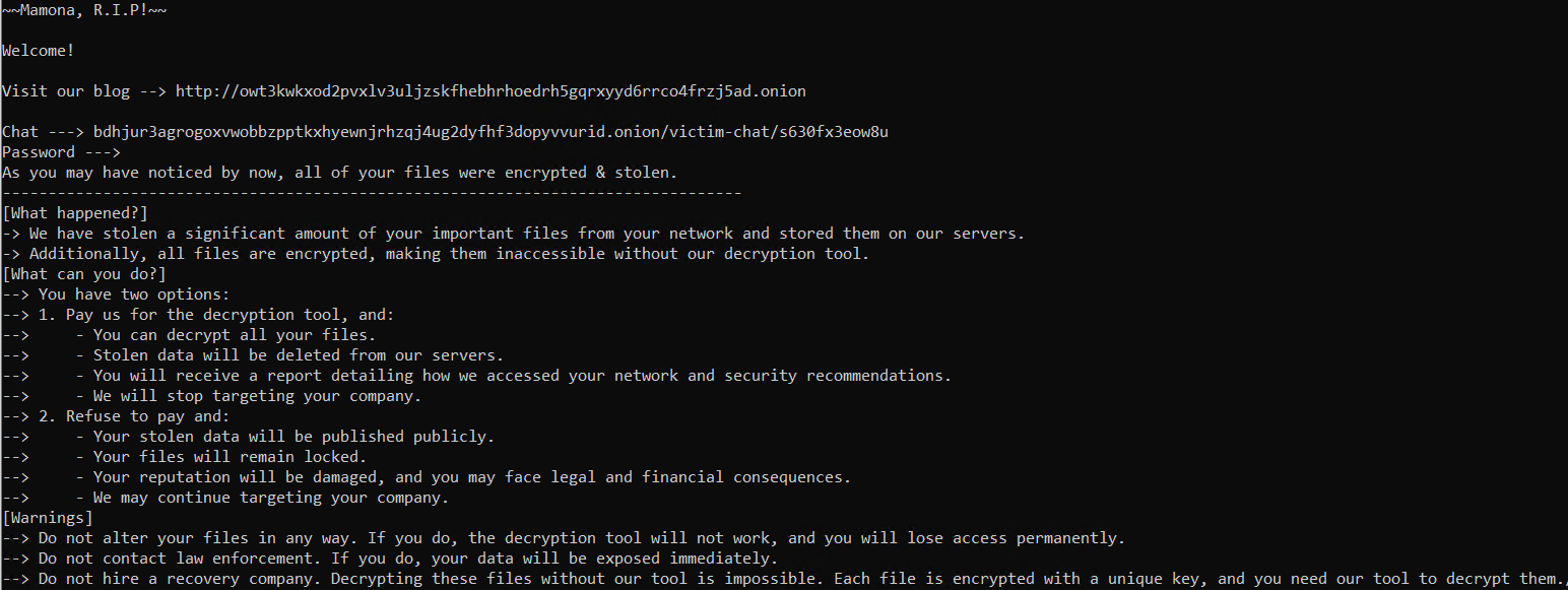 Config section decrypted